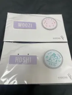 SEVENTEEN　ホシ ウジ　ネームバッジ　ワッペンバッジ