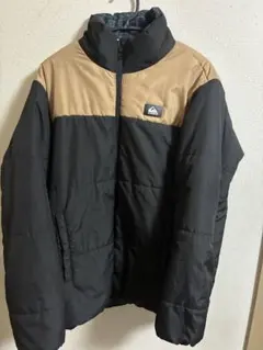 Quiksilver ダウンジャケット L ブラック/ベージュ 値下げ可能