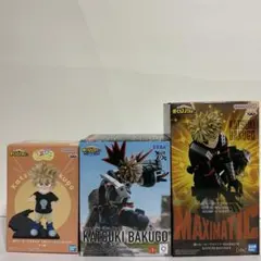 僕のヒーローアカデミア　爆豪 勝己　フィギュア　3個セット