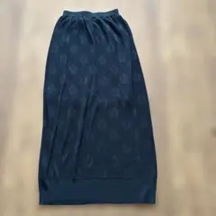 マリークワント花柄ニットロングスカートのサムネイル