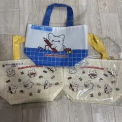 HANAMARUOBAKE ミニトートバッグ 3点セット