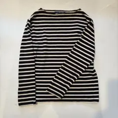 SAINT JAMES 長袖カットソー 黒と白のストライプ