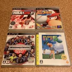 PS3 スポーツの秋！バラエティースポーツゲーム 4本セット まとめ売り