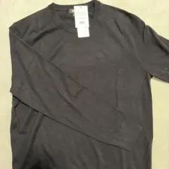 UNIQLO エクストラファインメリノウール セーター L ブラック