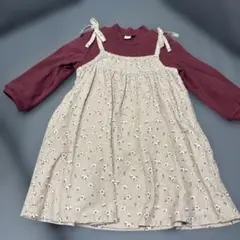 apres les cours 花柄ワンピース　80cm