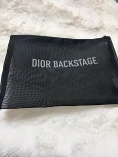 Dior Backstage ブラックメッシュポーチ