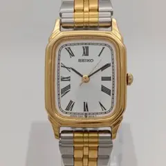 新品電池】SEIKO レクタンギュラー スクエア ヴィンテージ tank 美品