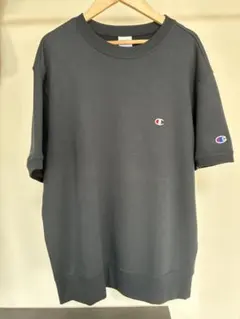 champion チャンピオン　半袖スウェット　ブラック　Lサイズ
