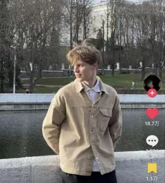 Bershka denim JACKET インポートS（日本M～L）