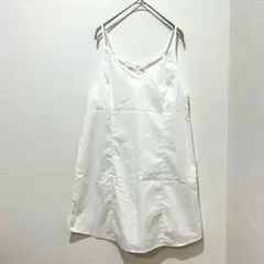 【美品】JEANASIS (F)バックリボン キャミワンピース ホワイトのサムネイル