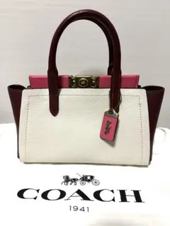 COACH トループキャリーオールカラーブロック