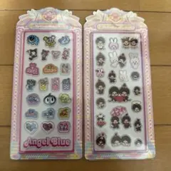 エンジェルブルー　モンチッチ　アクリルシール　2枚セット
