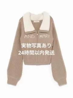 Mary logo zip tops andmary アンドマリー - メルカリ