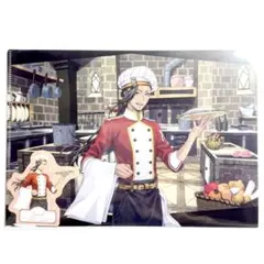 ツイステ マスターシェフ D賞 クリアファイル＆ステッカーセット ジャミル