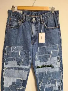 ディスカバード デニム パンツ ユーズドリメイク 古着 リーバイス パッチワーク 2025年最新】discovered リメイクデニムの人気アイテム - メルカリ