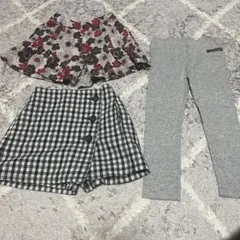 ボトム　3点　キュロット　スパッツ　110cm