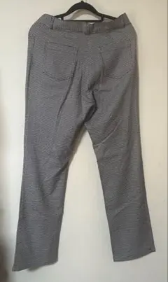 千鳥格子　パンツ