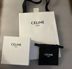 セリーヌ CELINE ホワイト ショッパー　箱　ポーチのサムネイル