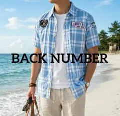 BACK NUMBER 半袖 チェックシャツのサムネイル
