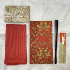 茶道 お稽古 小物セット 小茶巾入れ 扇子 古帛紗 帛紗 楊枝