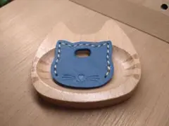 交渉中　B2-2ネイビー　猫型キーカバー大 B2-2ネイビー 猫型キーカバー大 - メルカリ