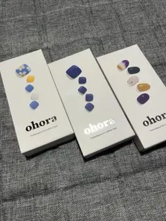 ohora オホーラ ジェルネイル ネイルシール 3個セット 未開封