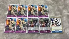 ワンピース カードゾロ、サンジ9枚セット