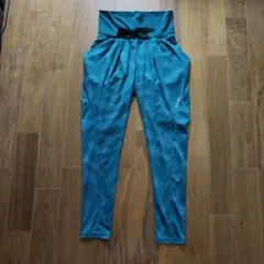 Reebok リーボック ハイウエスト ヨガストレッチパンツ ティール 緑 S