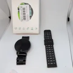 【訳あり】ブラック スマートウォッチ 本体