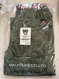 DOUBLE.B 長ズボン 130cm オリーブ　新品