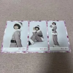 櫻坂46 藤吉夏鈴 生写真 2022クリスマスサンタ衣装 セミコンプ