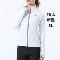【新品】FILA フィラ ラッシュガード フルジップ 長袖 3L 大きいサイズ