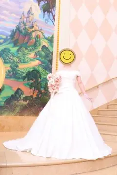 【お値下げ】YNS WEDDING ウェディングドレス Aライン オフショルダー