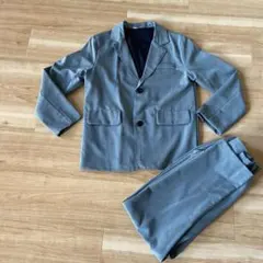 グレー スーツ サイズ160 ジャケットとパンツセット