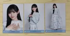 乃木坂46 生写真 久保史緒里卒業コンサート 襟付きコーデ 川崎桜 3種コンプ