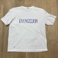 【公式】【XL】GU×エヴァンゲリオン コラボロゴTシャツ 白