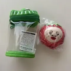 こびとづかん ぬいぐるみ ガチャ 虫かごポーチ 緑 イチゴクレナイ