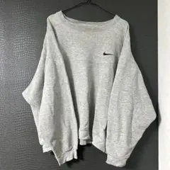 90s NIKE スウェット グレー USA製 銀タグ