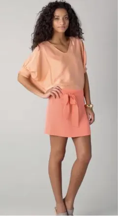 【値下げ/良品】Diane von Furstenberg バイカラーワンピース