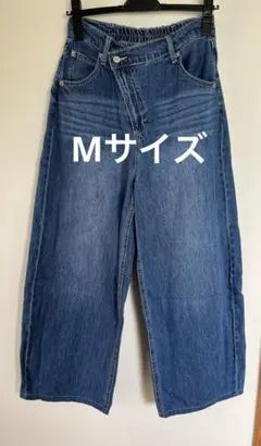 しまデニ　MARI.EmmY クロッシー　Mサイズ　濃青　股下64cm