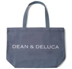 DEAN & DELUCA チャリティートートバッグ　ブルーグレー　Ｌ