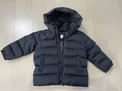 CAP フード付きダウンジャケット 黒