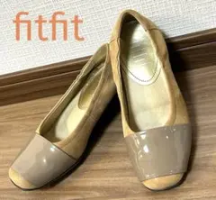 お値下げ◯美品 fitfitパンプス ウェッジソール コンフォート 22cmのサムネイル