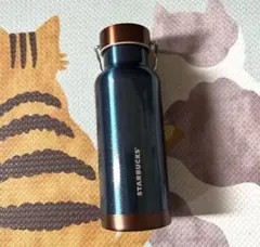 新作・新品】スタバ ハンドルリッドステンレスボトルブルー473ml