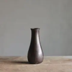 巨匠 森岡成好 面取り 黒徳利 / 作家 種子島焼 中里隆 陶芸 陶器 徳利 壺 巨匠 森岡成好 面取り 黒徳利 / 作家 種子島焼 中里隆 陶芸 陶器 徳利