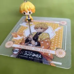 我妻善逸 アクリルコースター鬼滅の刃✖️コメダ珈琲コラボ（善逸風フィギュア付き）