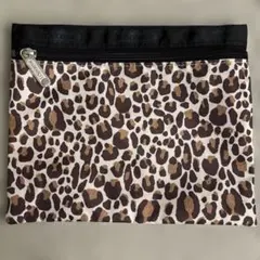 ヒョウ柄 ポーチ