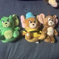 トムとジェリー ぬいぐるみ3体セット