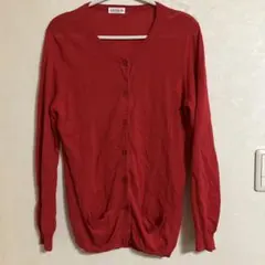 LEPSIM 長袖カーディガン レッド