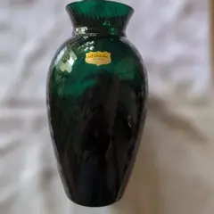 Noritake Crystal 緑色花瓶